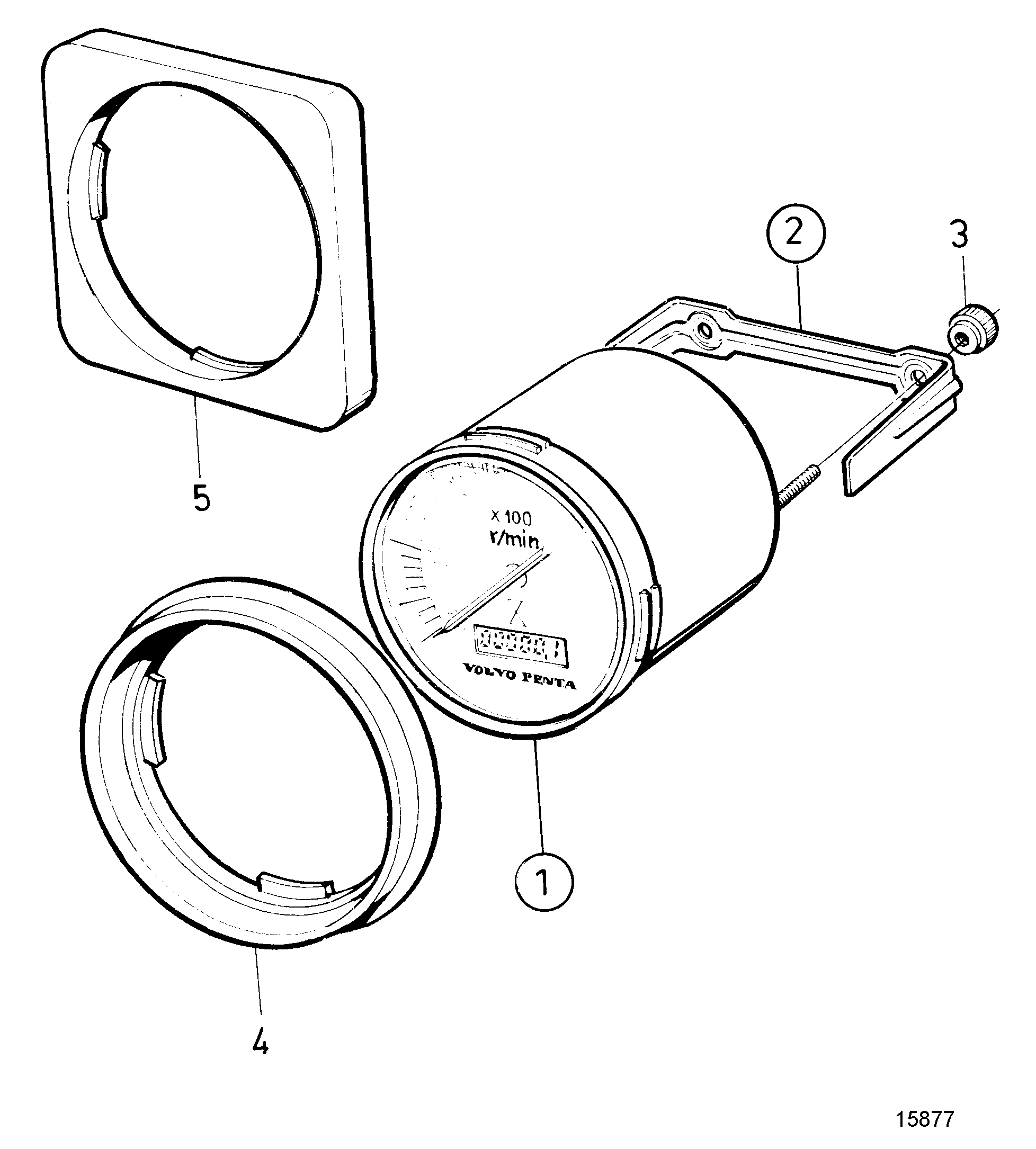 Bague, cadre et kit de montage pour instruments: For 72mm Instruments