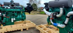Departure of two 16 litres engine Volvo Penta